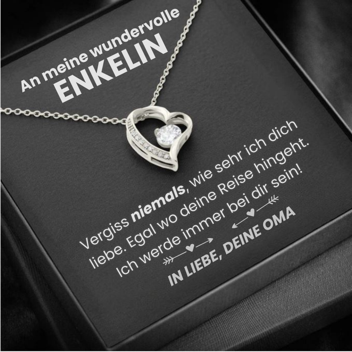 Halskette - An meine wundervolle Enkelin (von Oma)