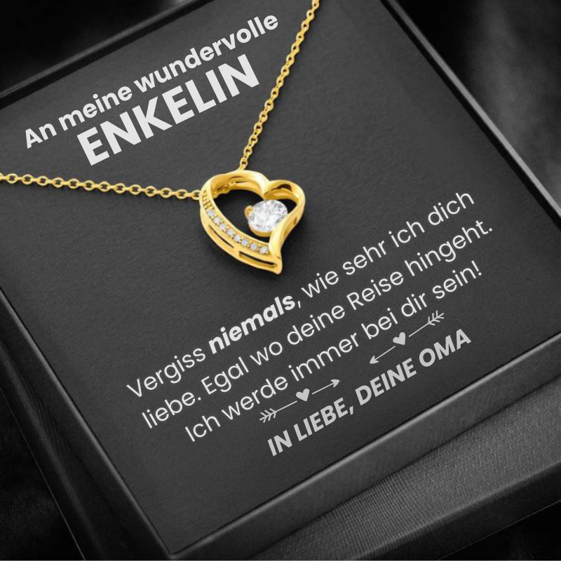 Halskette - An meine wundervolle Enkelin (von Oma)