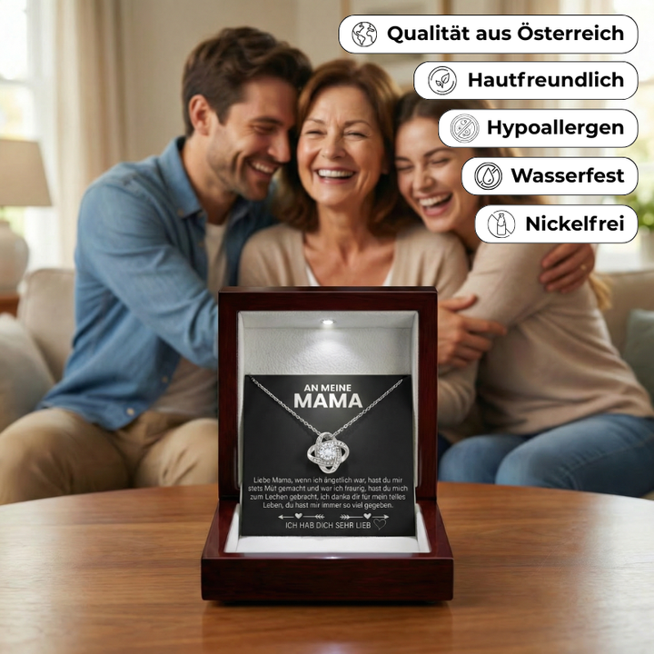 Liebesknoten Halskette - An meine Mama