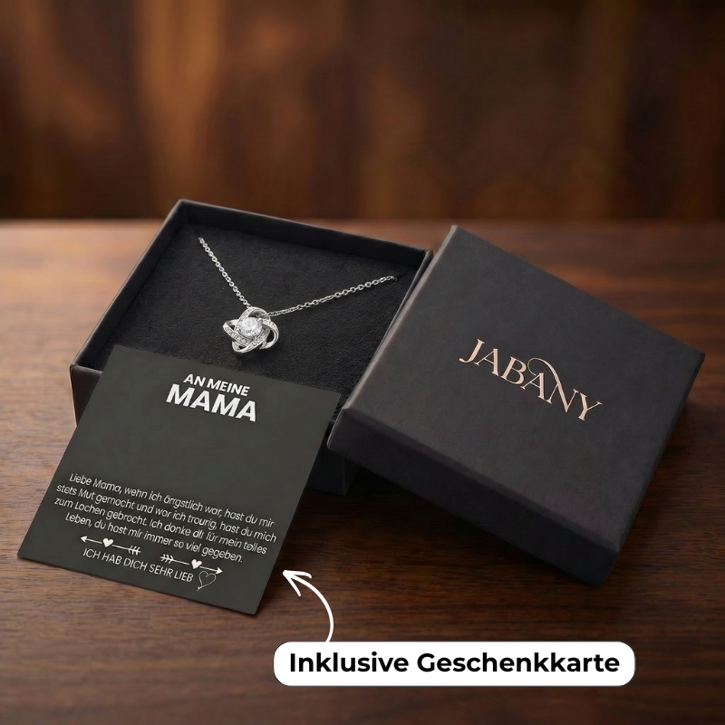 Liebesknoten Halskette - An meine Mama