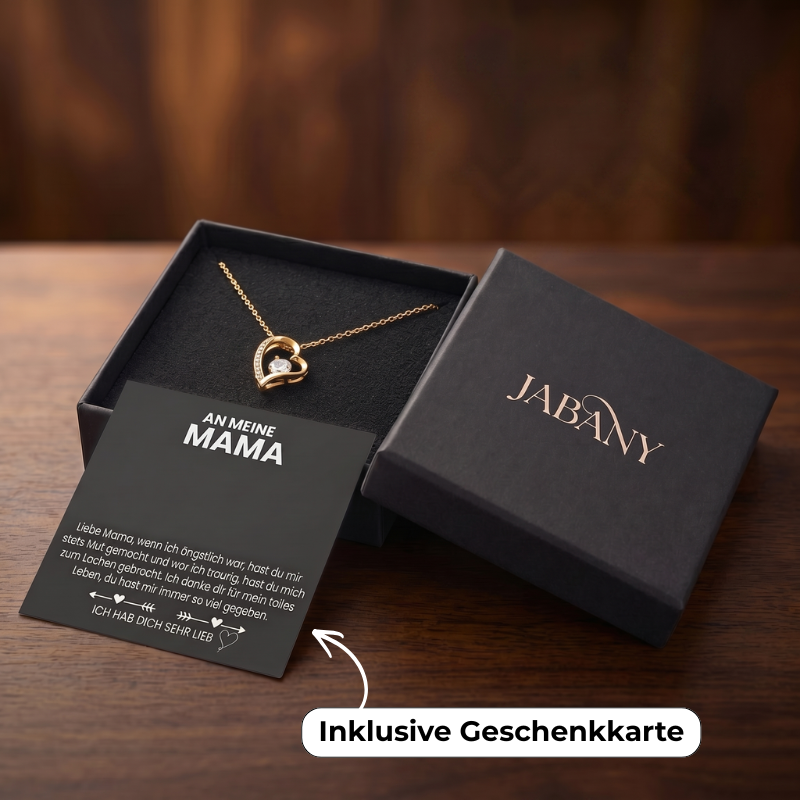 Herz Halskette - An meine Mama