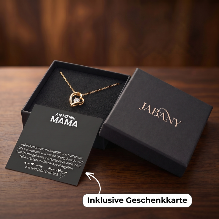 Herz Halskette - An meine Mama
