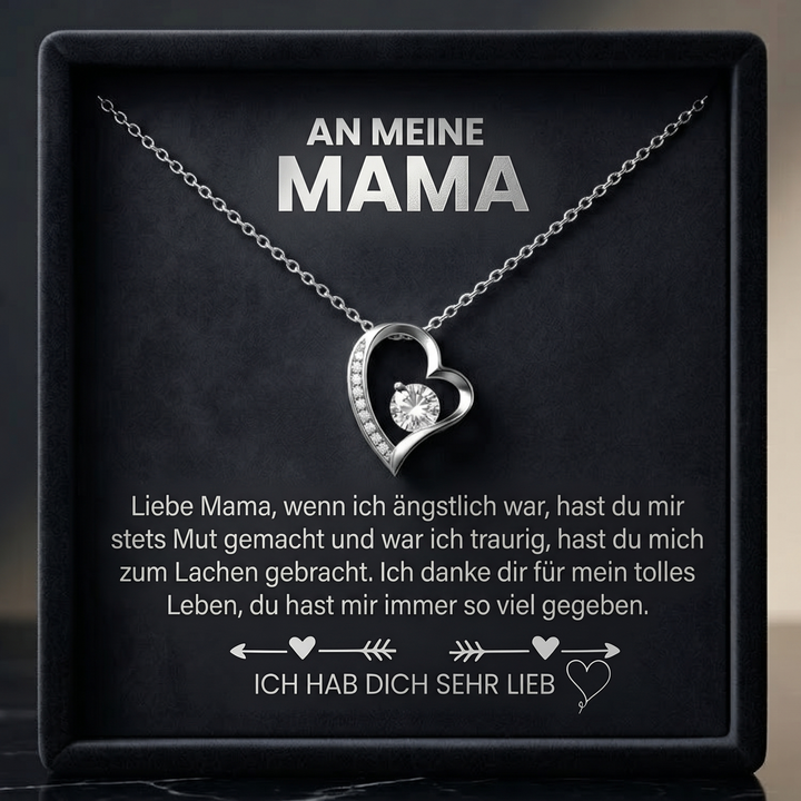Herz Halskette - An meine Mama