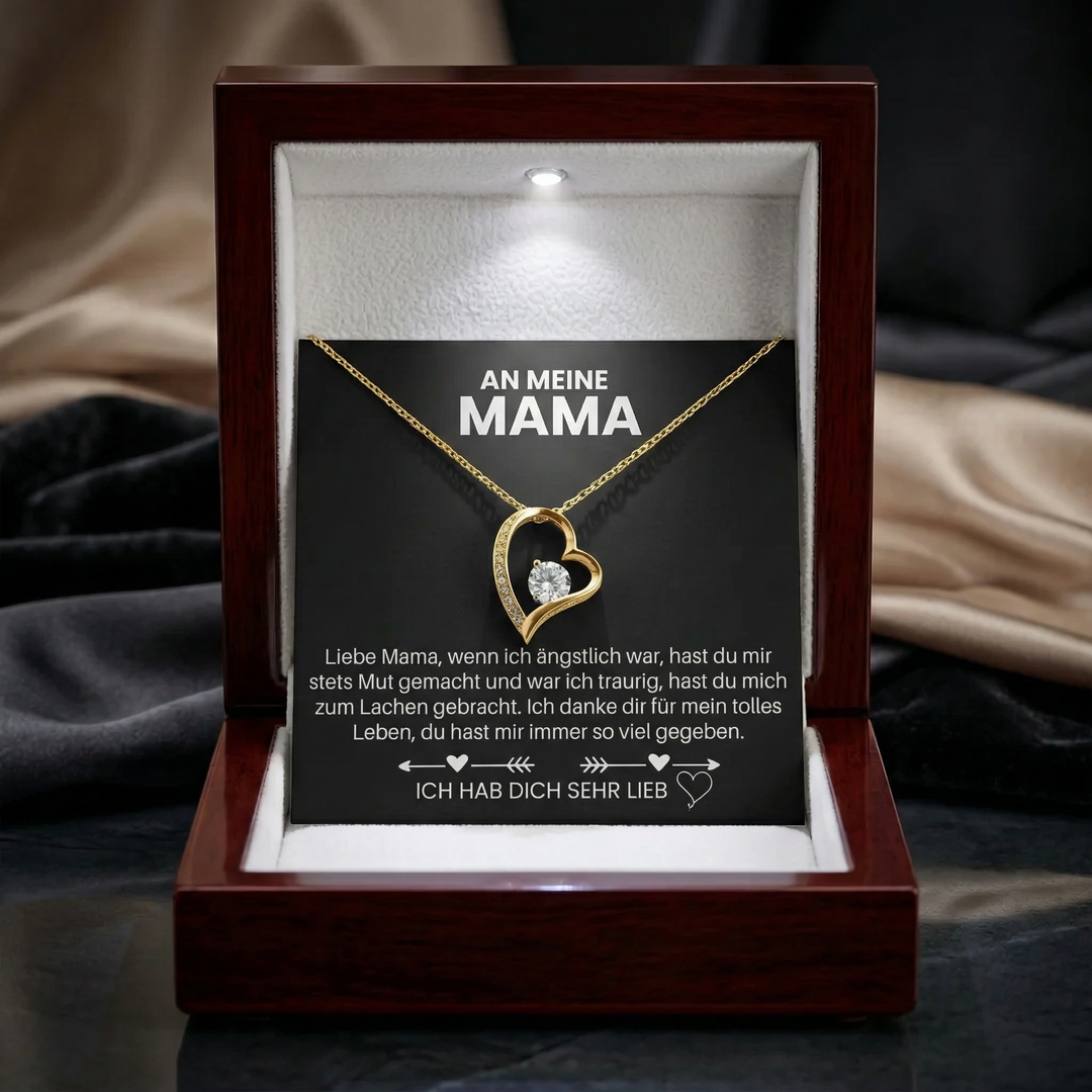 Herz Halskette - An meine Mama