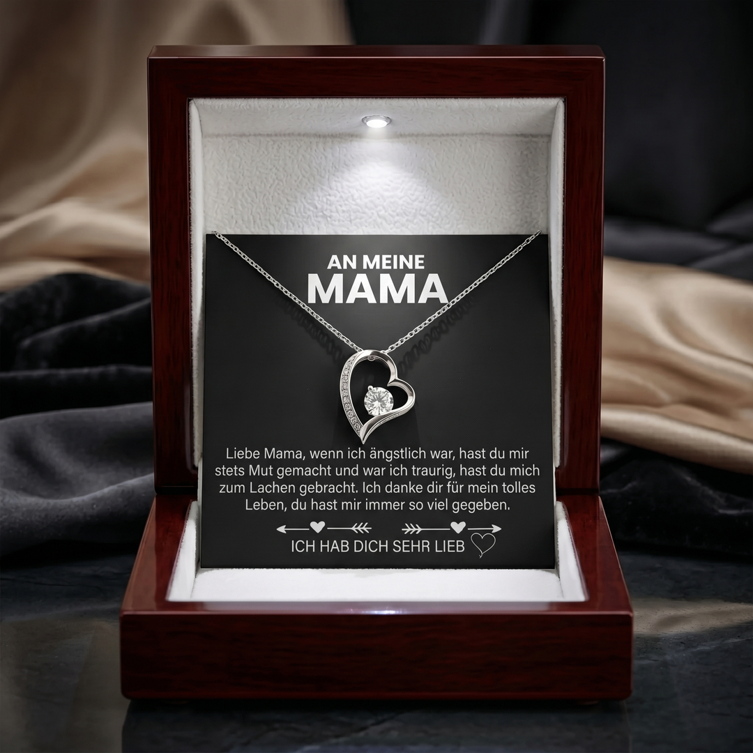 Herz Halskette - An meine Mama