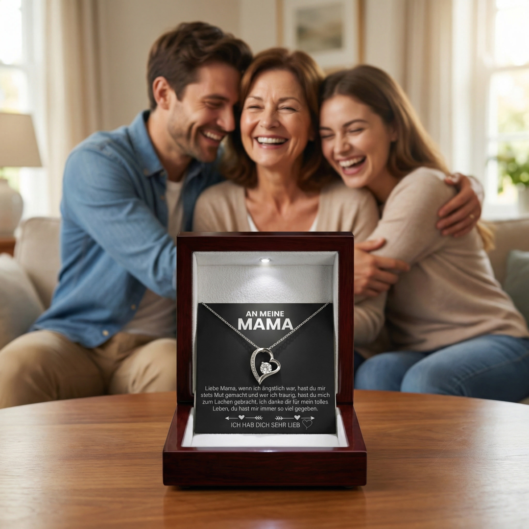 Herz Halskette - An meine Mama