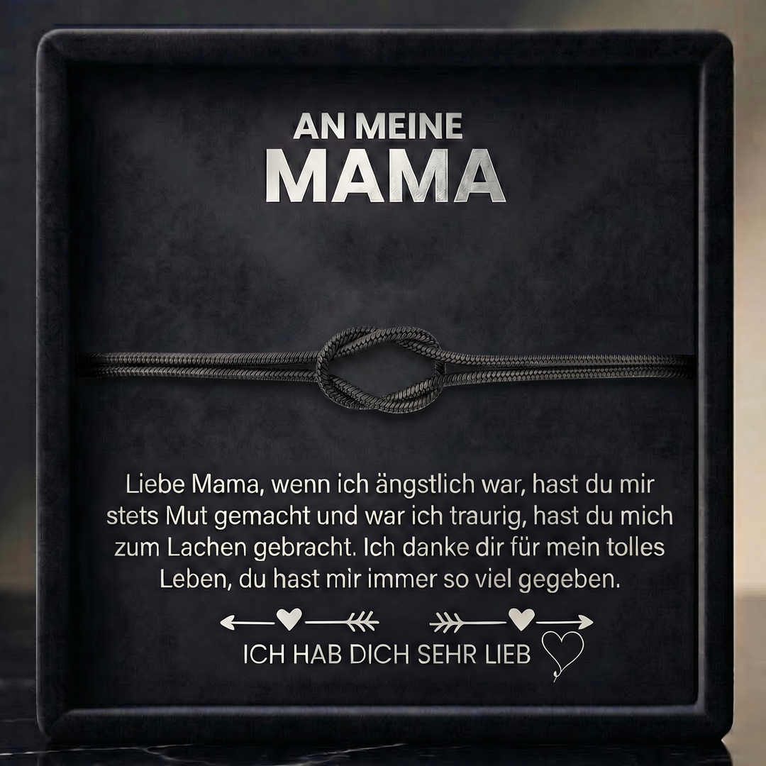 Liebesknoten Armband - An meine Mama